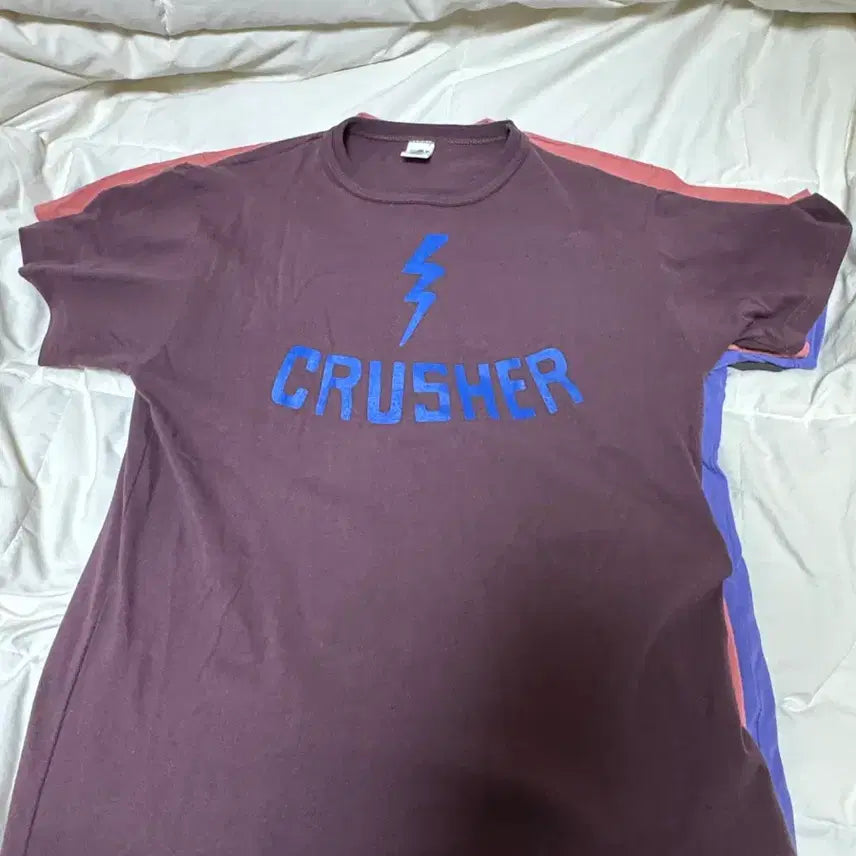 [BUNJANG] Collect Pieces Crusher Printing Short Sleeve T-shirt / 컬렉트 피시스 크러셔 프린팅 반팔 티셔츠