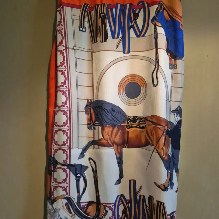 [BUNJANG] Imported Silk Midi Skirt / 수입 실크 미디 스커트