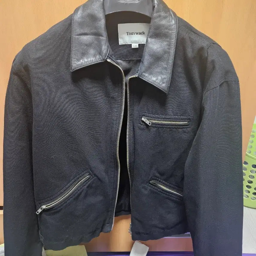 [SOLD OUT] 토니웩 레더 카라 워크 자켓 XL 판매