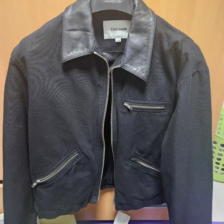 [SOLD OUT] 토니웩 레더 카라 워크 자켓 XL 판매