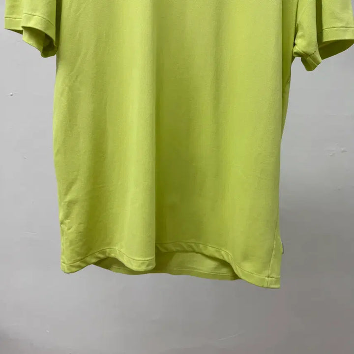 [BUNJANG] Lacoste Fluorescent Lime Short Sleeve T-Shirt - Size M / 라코스테 반팔 티셔츠 형광 라임 M JS42