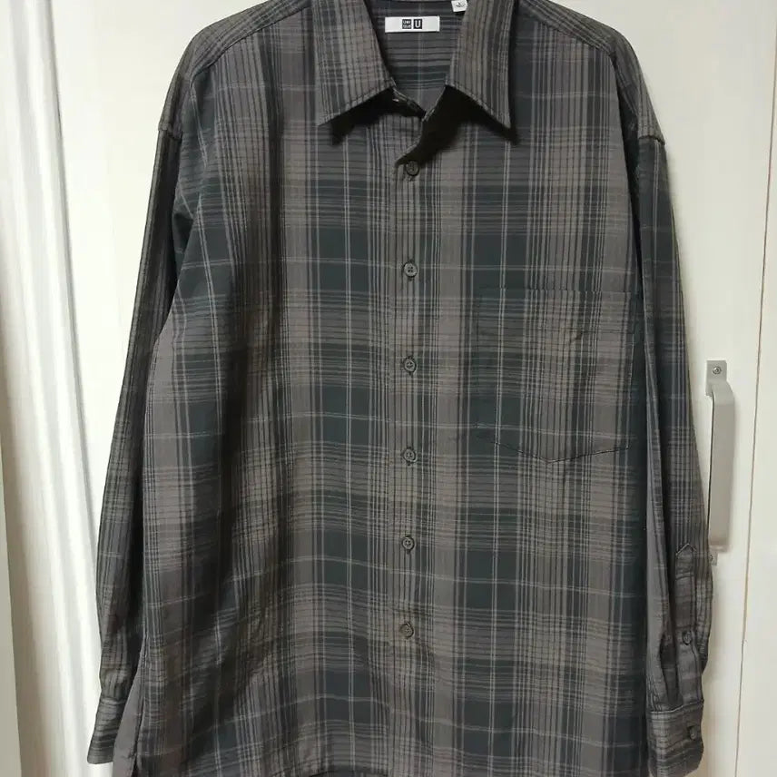 [BUNJANG] Uniqlo U Flannel Oversized Check Shirt / 유니클로U 플란넬 오버사이즈 체크 셔츠