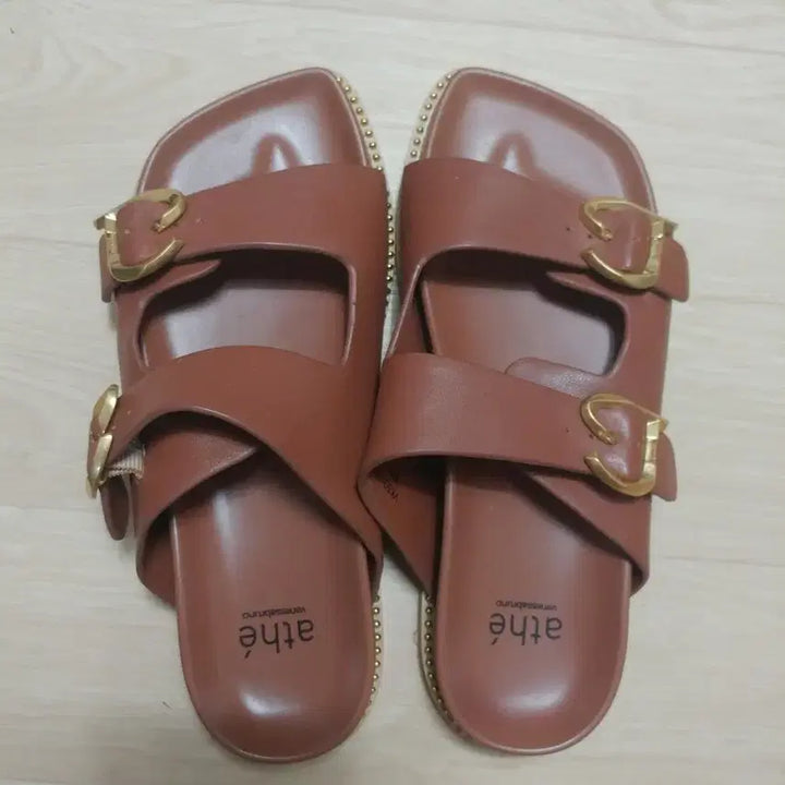 [BUNJANG] Atte Vanessa Bruno Brown Sandals / 아떼 바네사브루노 브라운 샌들 235