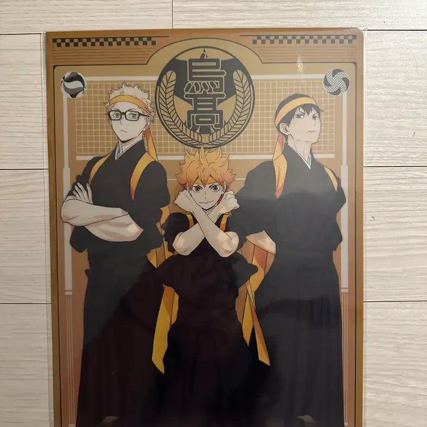 [BUNJANG] Haikyu New Cheer Squad Karasuno Clear File Set / 하이큐 신 응원단 카라스노 클리어파일 히나타 카게야마 츠키시마