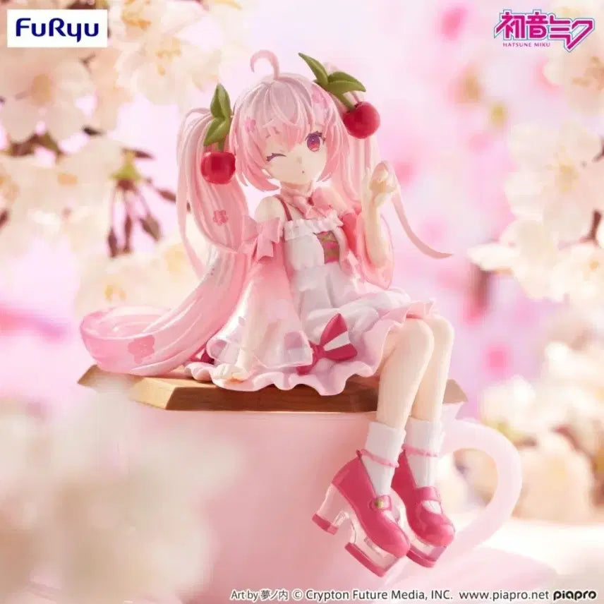 [BUNJANG] FURYU Sakura Miku Noodle Stopper 2025 Wink Ver. Figure / 사쿠라 미쿠 누들스토퍼 2025 피규어 윙크 ver. 후류 피규어