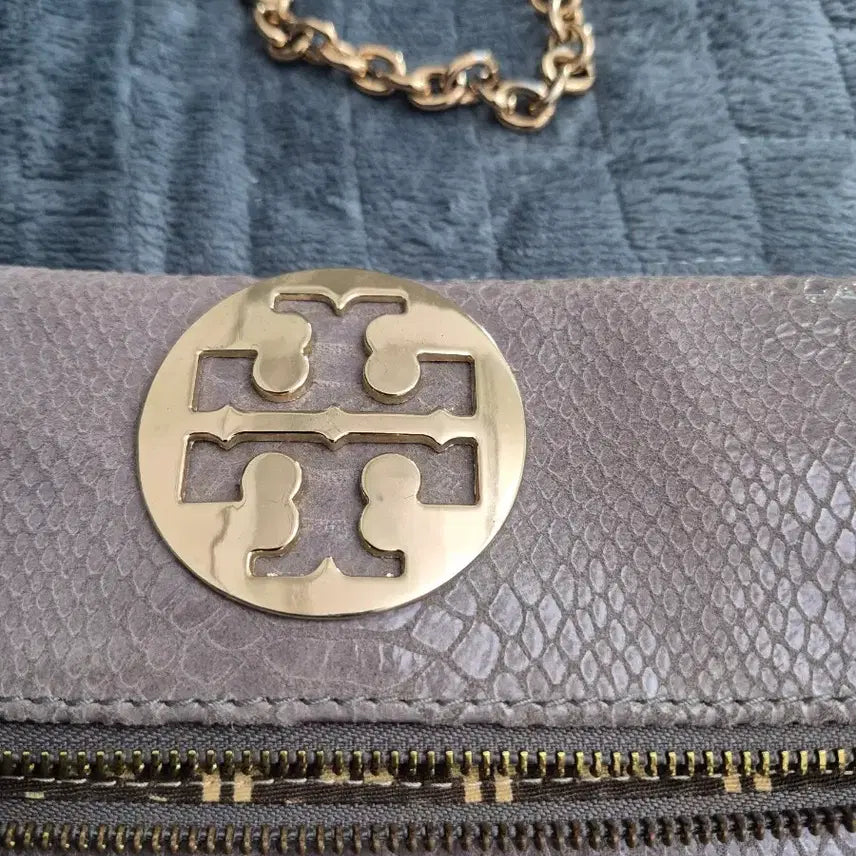 [BUNJANG] Tory Burch Snake Embossed Crossbody Bag / 토리버치 뱀피 크로스백
