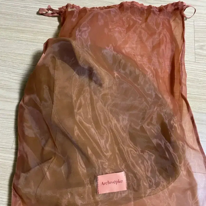 [BUNJANG] Archivépke Knotted Layer Bag Suede Caramel / 아카이브앱크 노티드 레이어백 스웨이드 카라멜