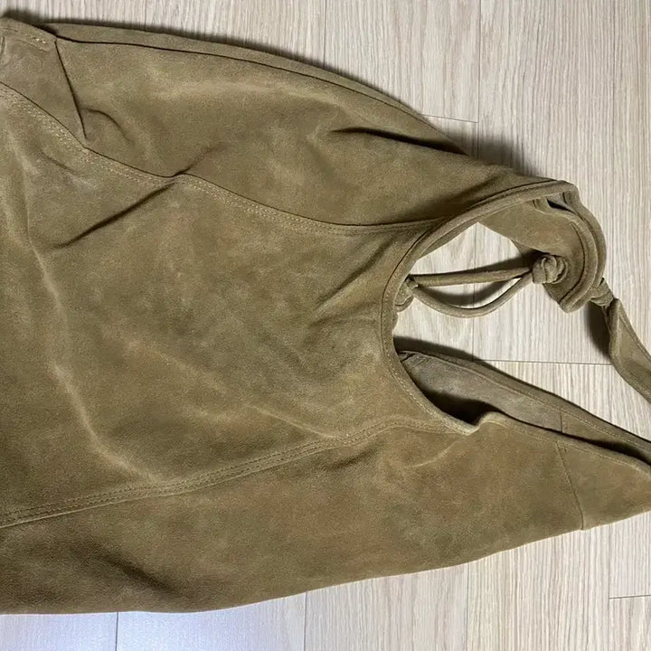 [BUNJANG] Archivépke Knotted Layer Bag Suede Caramel / 아카이브앱크 노티드 레이어백 스웨이드 카라멜