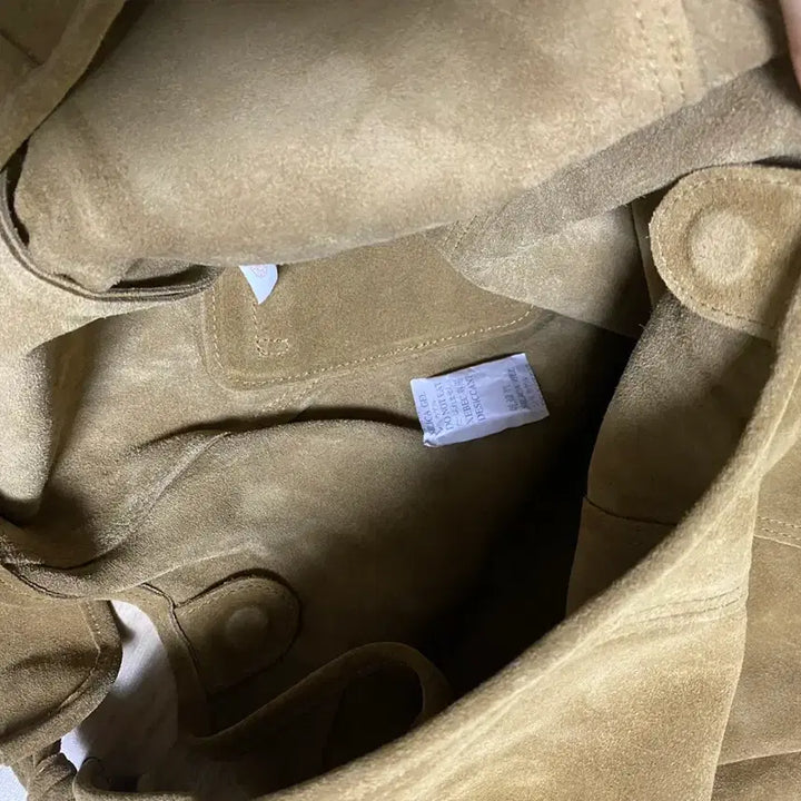 [BUNJANG] Archivépke Knotted Layer Bag Suede Caramel / 아카이브앱크 노티드 레이어백 스웨이드 카라멜
