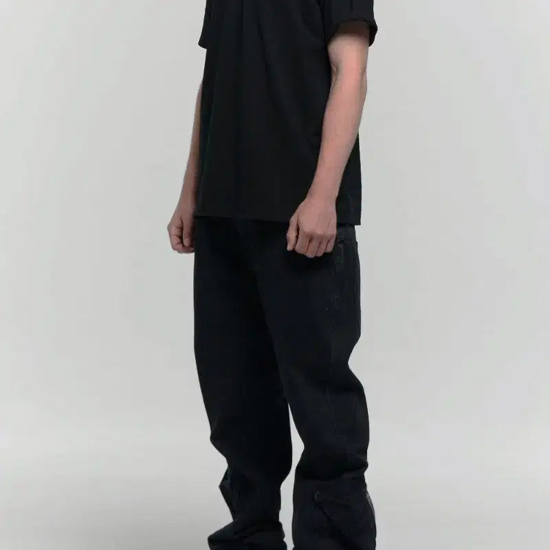 [BUNJANG] Plastic Product Ankle Cargo Pants / 플라스틱프로덕트 앵클카고 블랙L