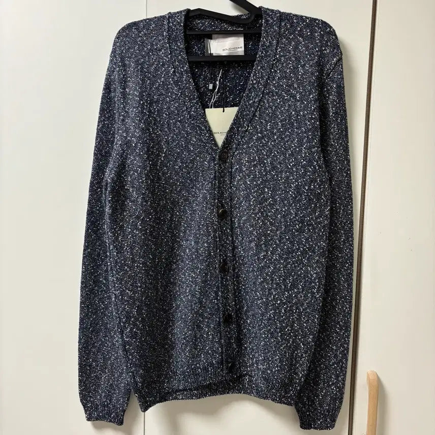 [BUNJANG] Solid Homme V-Neck Slim Fit Cardigan / 솔리드옴므 브이넥 슬림핏 가디건