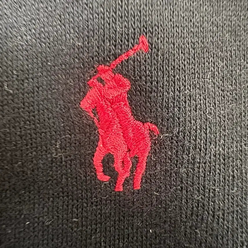 [BUNJANG] Polo Black Sweatshirt / 폴로 검정 맨투맨