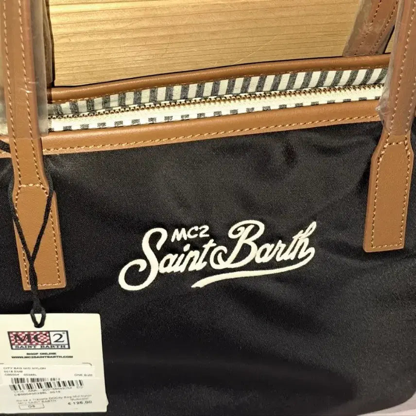 [SOLD OUT] MC2 세인트바스 시티 미디엄 자수 토트백