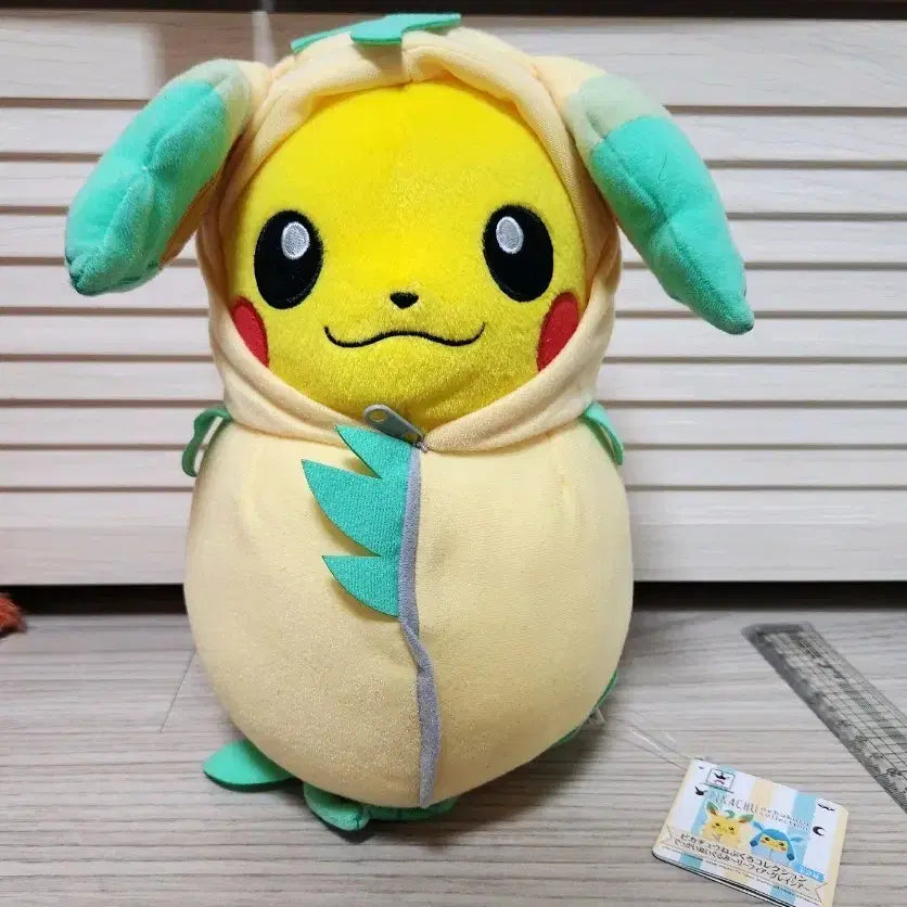 [BUNJANG] Pokemon Leafeon Sleeping Bag Pikachu Plush (Medium) / 포켓몬스터 리피아 침낭피카츄 봉제중형인형