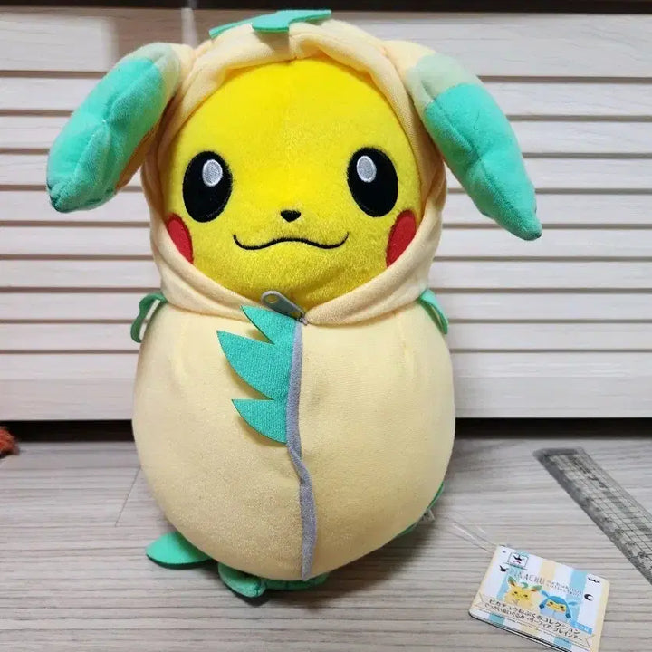 [BUNJANG] Pokemon Leafeon Sleeping Bag Pikachu Plush (Medium) / 포켓몬스터 리피아 침낭피카츄 봉제중형인형