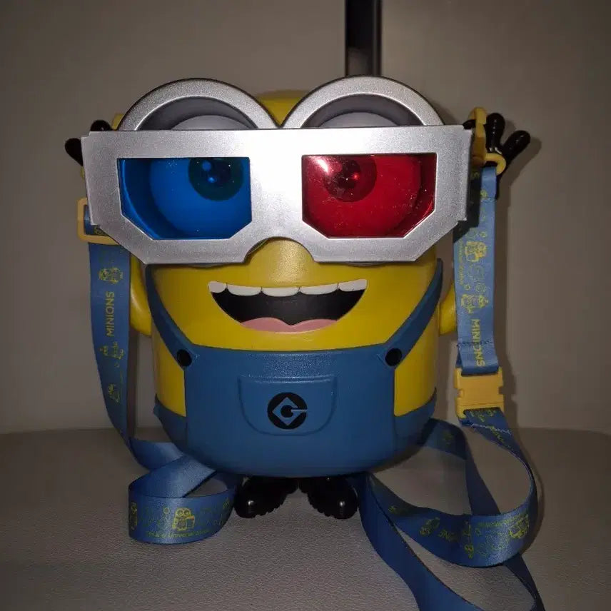 [BUNJANG] Minions x Lotte Cinema 3D Glasses Popcorn Bucket / 미니언즈 x 롯데시네마 3D안경 스트랩 팝콘통