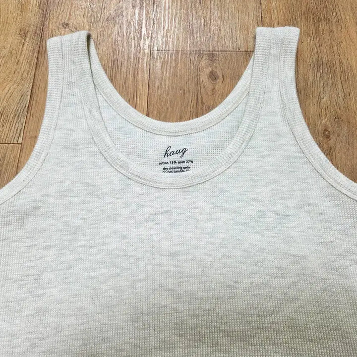 [BUNJANG] Haag Gray Waffle T-Shirt / 헤이그(haag) 그레이 와플티셔츠 55-66 새상품