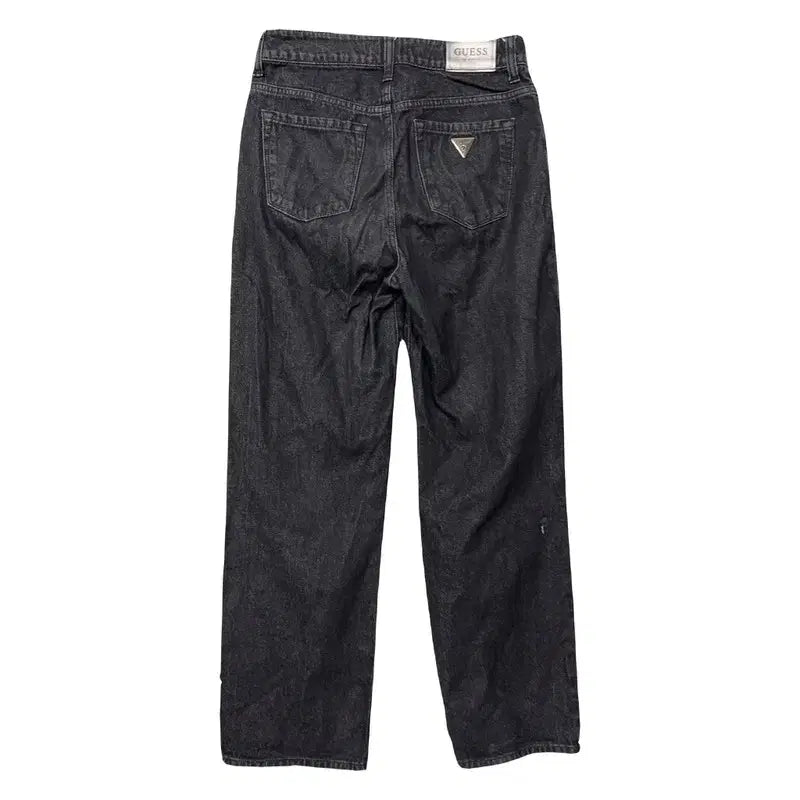 [BUNJANG] Guess Logo Jeans Black Cotton 100% Size 28 / 게스 로고 청바지 70(28)