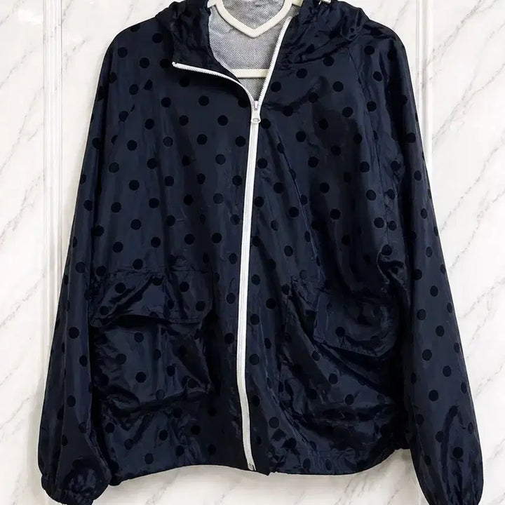 [BUNJANG] Oheisyo Frill Windbreaker (Navy) / 오헤시오 프릴 바람막이 (네이비)