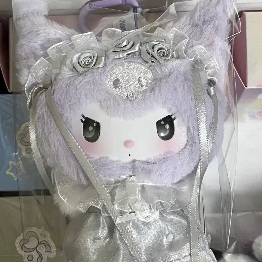 [BUNJANG] Toptoy Sanrio Kuromi Rose Garden Figure Keychain / 탑토이 산리오 쿠로미 로즈가든 인형피규어 키링