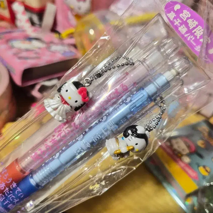 [BUNJANG] Hello Kitty Sharp Pen Set (Miyazaki Limited Edition) / 헬로키티 샤프 볼펜 세트 (미야자키 한정)