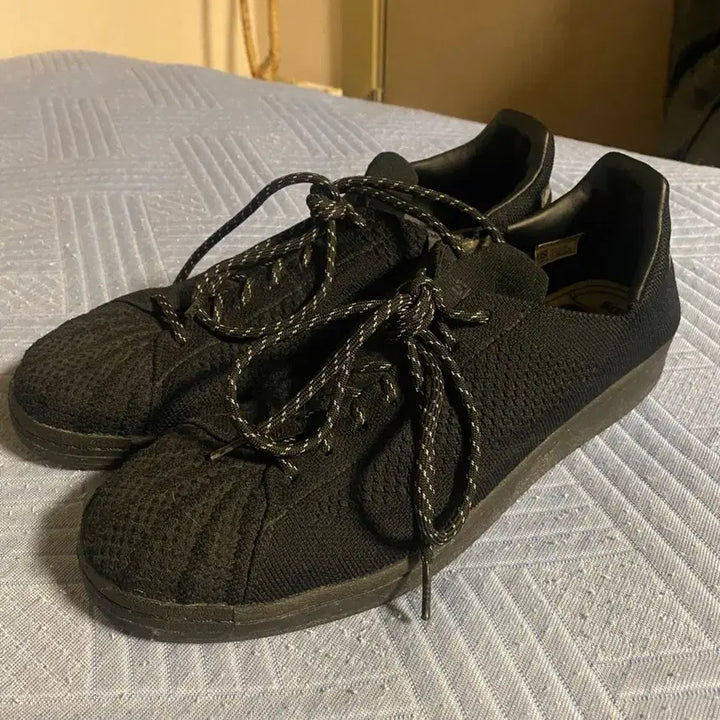 [BUNJANG] Adidas x Pharrell Superstar Primeknit Black Future / 아디다스 x 퍼렐 슈퍼스타 프라임니트 블랙 퓨처