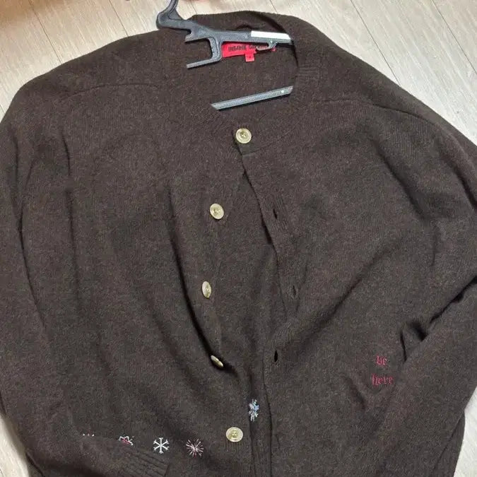 [BUNJANG] Insane Garage Wool Round Knit Cardigan Brown / 인세인개러지 울 라운드 니트 가디건 브라운 3