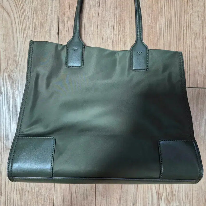 [BUNJANG] Tory Burch Ella Tote Bag / 토리버치 로고 토트백 카키색