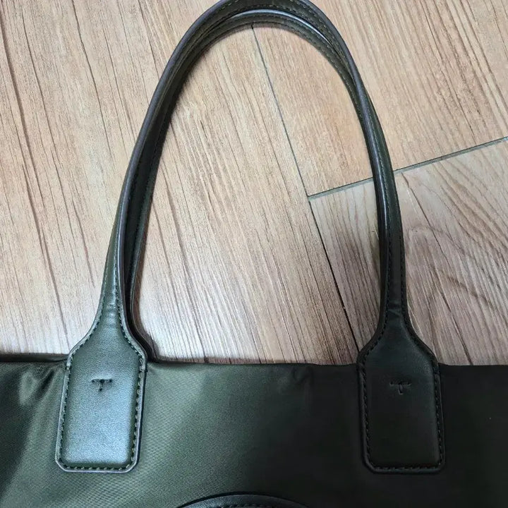 [BUNJANG] Tory Burch Ella Tote Bag / 토리버치 로고 토트백 카키색
