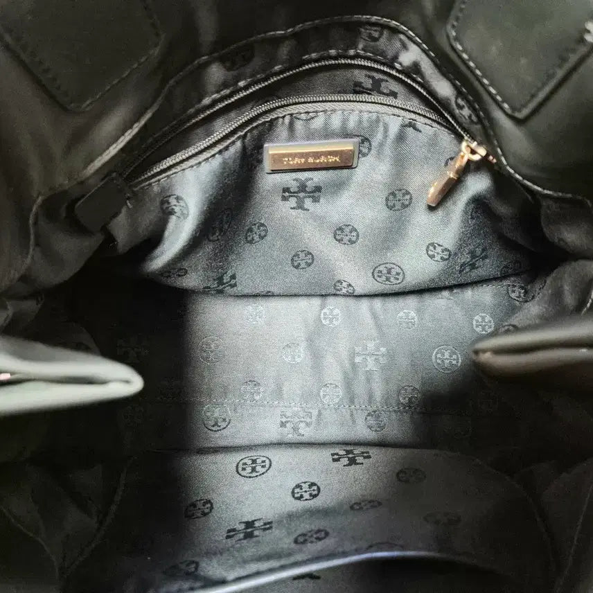 [BUNJANG] Tory Burch Ella Tote Bag / 토리버치 로고 토트백 카키색