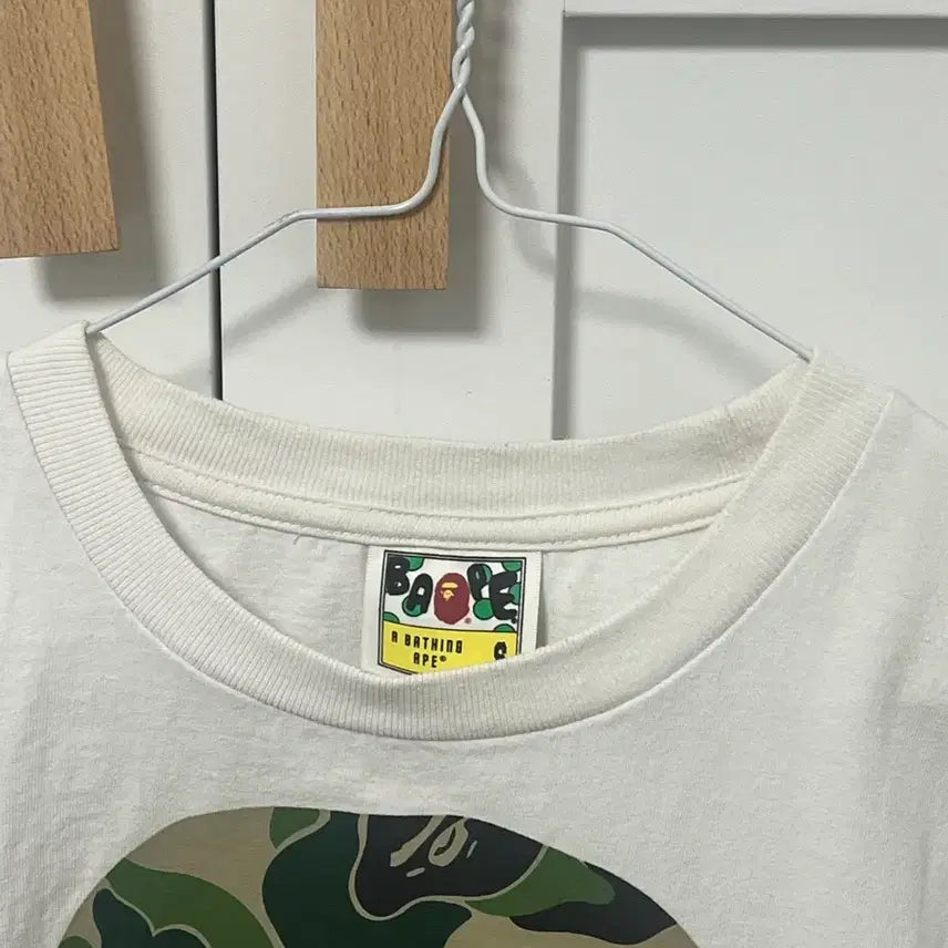 [SOLD OUT] BAPE 베이프 재팬 빅 에이프 헤드 시티 티셔츠 화이트 s