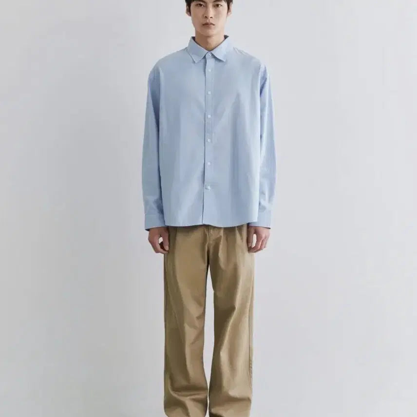 [BUNJANG] Musinsa Standard One-Tuck Regular Fit Chino Pants Beige / 무탠다드 원턱 레귤러핏 치노 팬츠 베이지