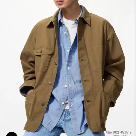 [SOLD OUT] 유니클로 유틸리티 재킷 브라운