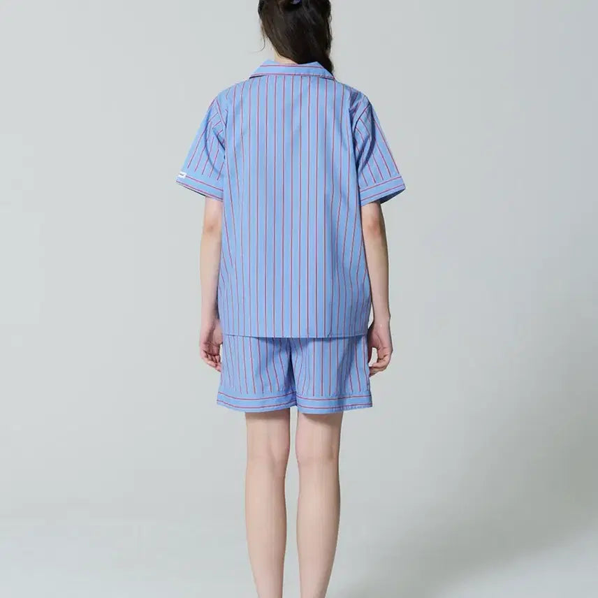 [BUNJANG] Off Hour Crimson Pajama Set (M) / 오프아워 크림슨 반팔 파자마 세트 (M)