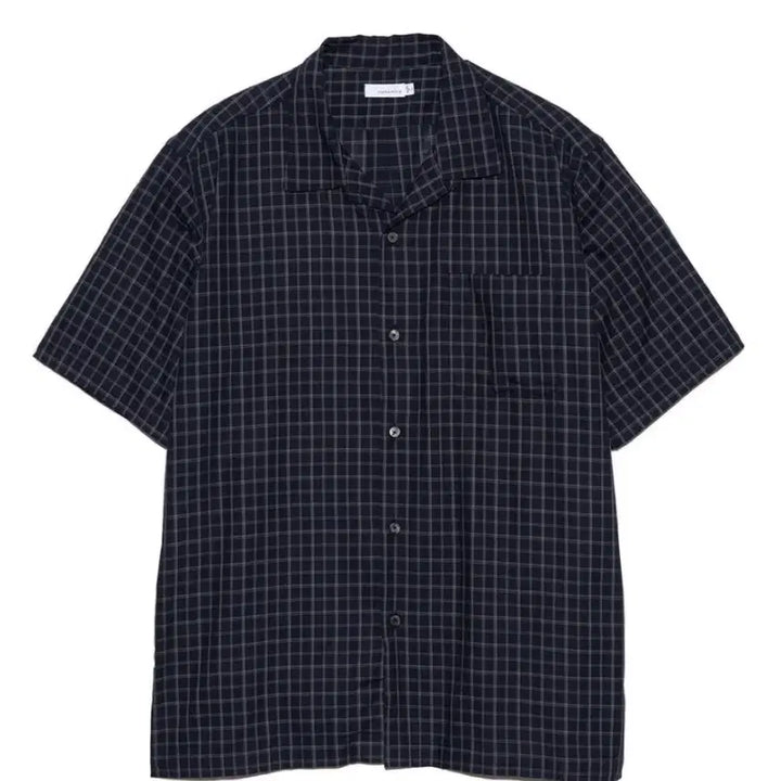 [SOLD OUT] [M] 나나미카 오픈카라 파나마 플레이드 셔츠
