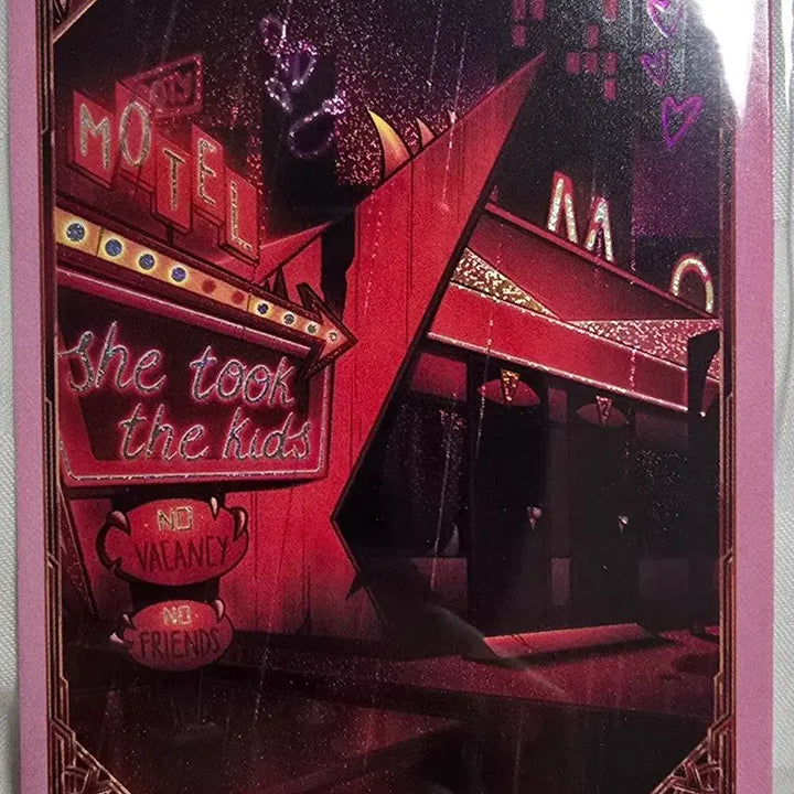 [BUNJANG] Hazbin Hotel Trading Card Pink Foil / 해즈빈호텔 트레이딩카드 핑크포일 SHE TOOK THE KIDS
