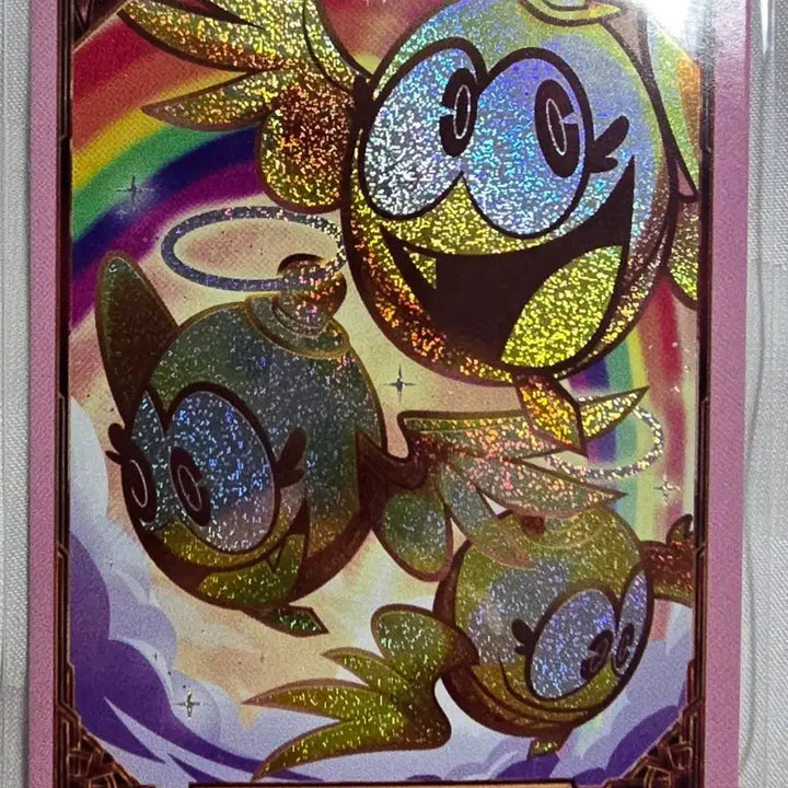[BUNJANG] Hazbin Hotel Angel Dust Pink Foil Trading Card / 해즈빈호텔 트레이딩카드 핑크포일 ANGEL EGG BOIZ