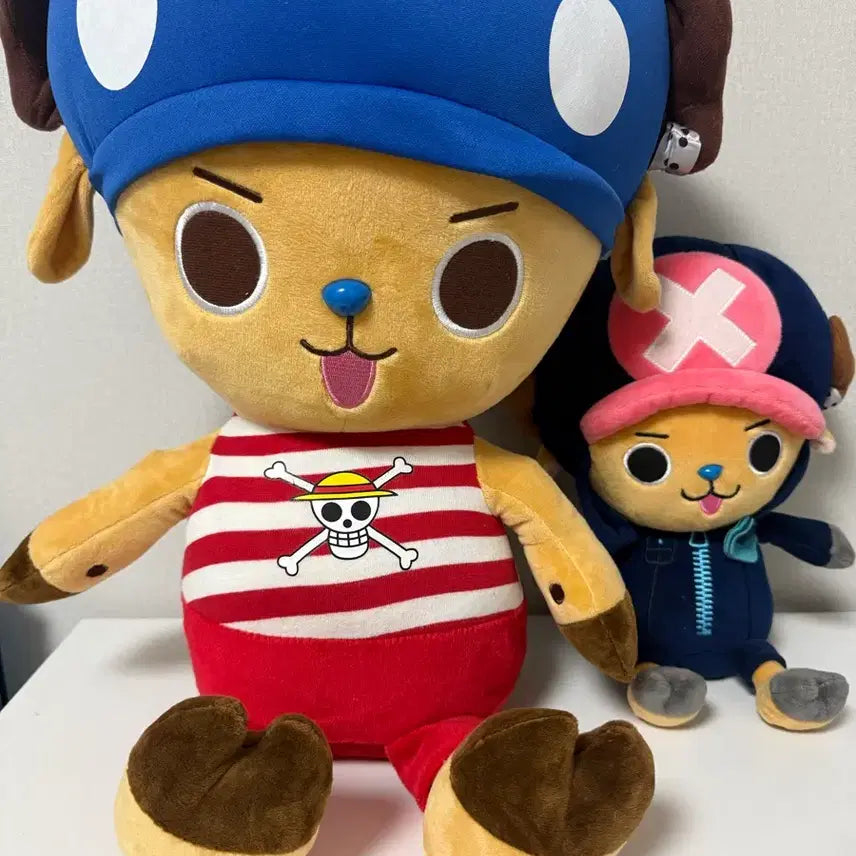 [BUNJANG] One Piece Chopper Large &amp; Medium Plush Bundle / 쵸파 대형인형+중형인형 일괄 원피스