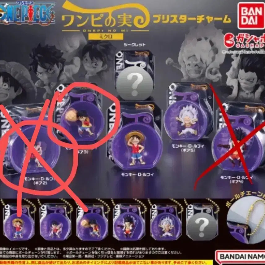 [BUNJANG] One Piece Devil Fruit Blister Gacha / 원피스 악마의 열매 블리스터 가챠 판매!