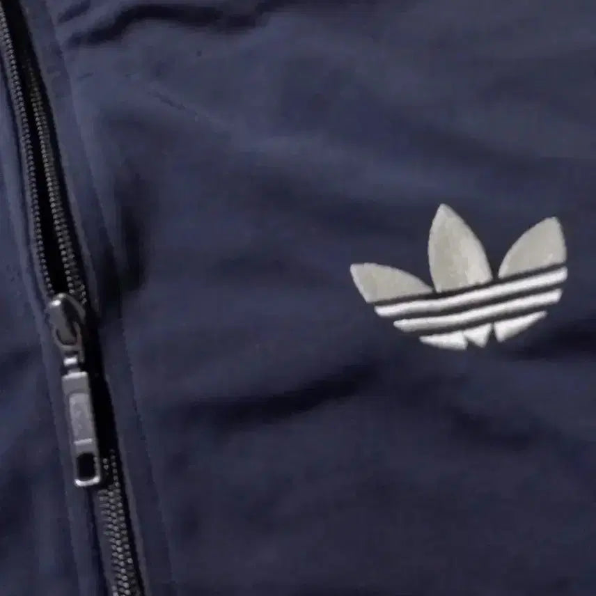 [BUNJANG] Adidas Firebird Navy/White Track Top Jersey Zip-Up (L) / 아디다스 파이어버드 네이비 남흰 트랙탑 저지 져지집업 100/L