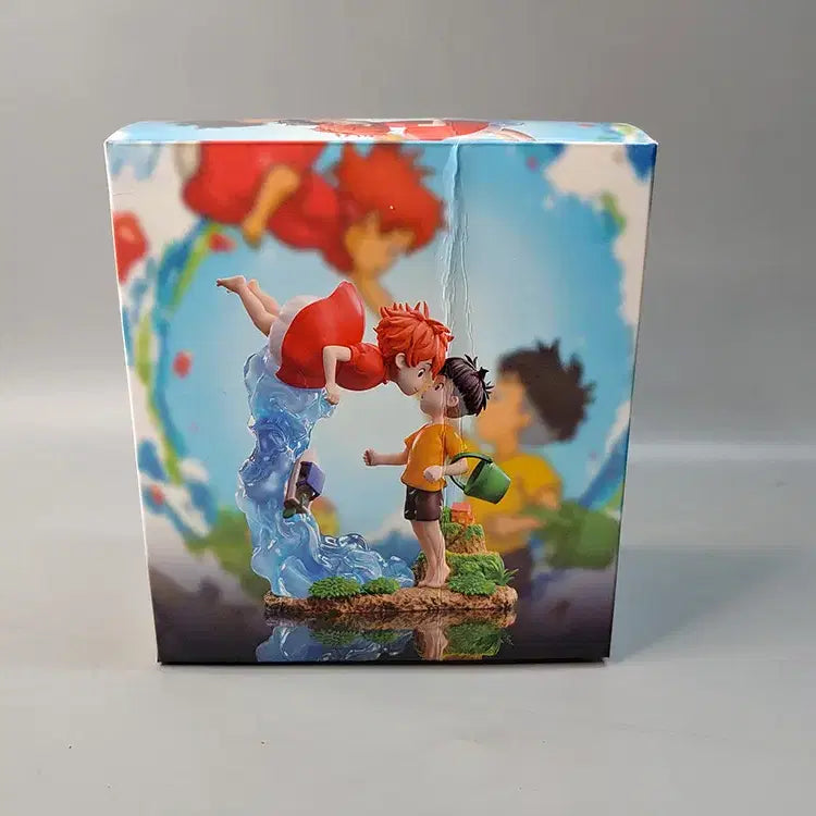 [BUNJANG] Ponyo and Sosuke Diorama Figure / 벼랑 위의 포뇨 포뇨와 소스케 디오라마 피규어