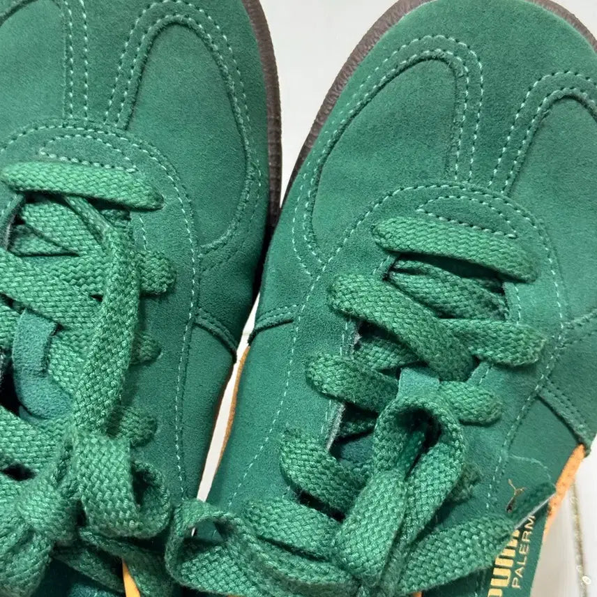 [BUNJANG] Puma Palermo Green Suede Sneakers / 푸마 팔레르모 그린 240