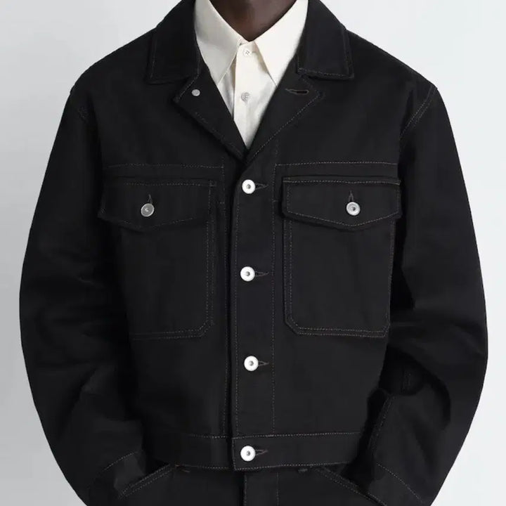 [BUNJANG] Lemaire 26SS Trucker Jacket Black 50 / 르메르 26SS 트러커 자켓 블랙 50