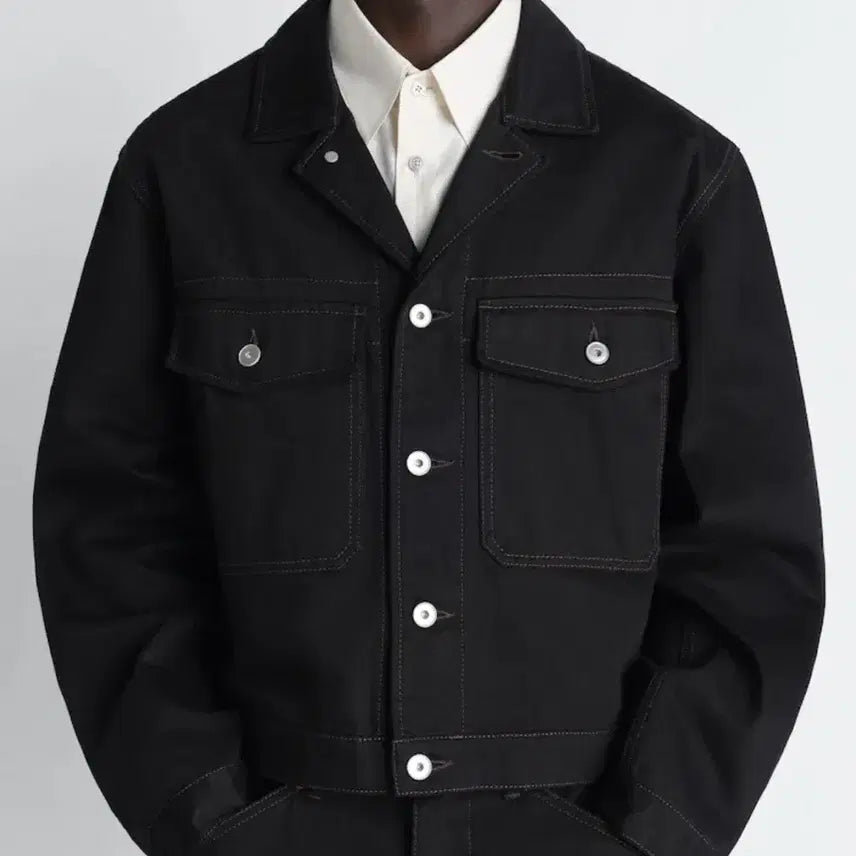 [BUNJANG] Lemaire 26SS Trucker Jacket Black 50 / 르메르 26SS 트러커 자켓 블랙 50