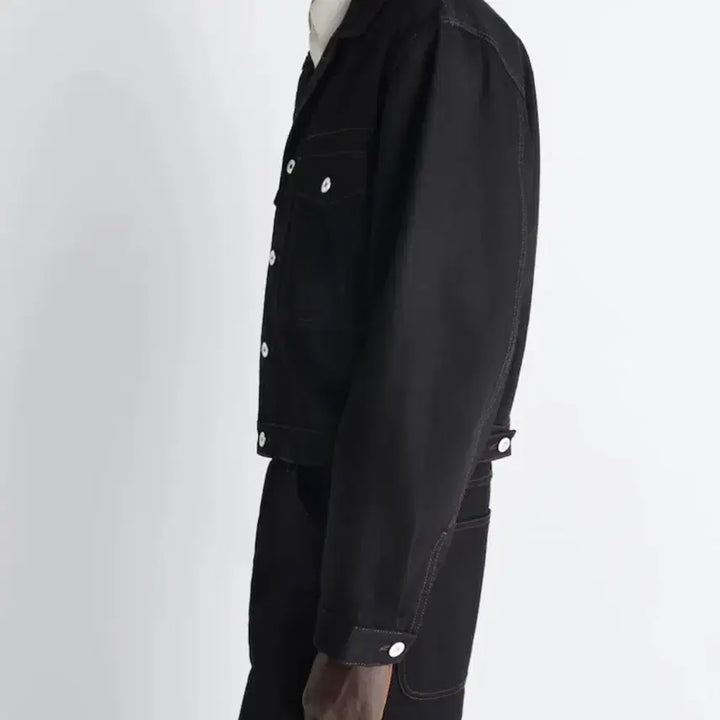 [BUNJANG] Lemaire 26SS Trucker Jacket Black 50 / 르메르 26SS 트러커 자켓 블랙 50