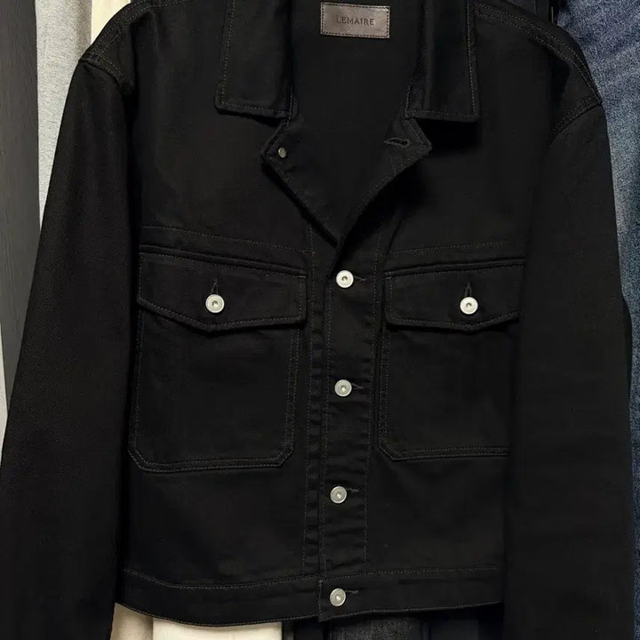[BUNJANG] Lemaire 26SS Trucker Jacket Black 50 / 르메르 26SS 트러커 자켓 블랙 50