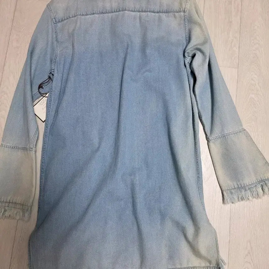 [BUNJANG] GM Studio Denim Long Shirt Dress / GM스튜디오 데님 롱 셔츠원피스