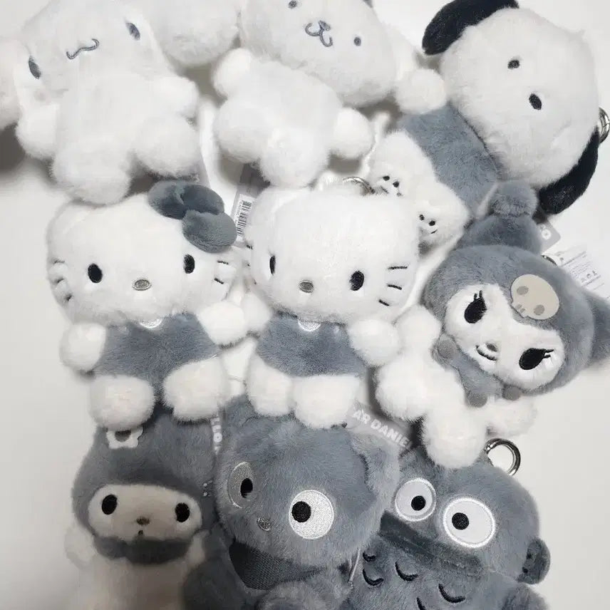 [BUNJANG] Sanrio Characters Doll Keyring Set Bundle / 산리오 캐릭터즈 인형 키링 세트 9종 일괄 판매
