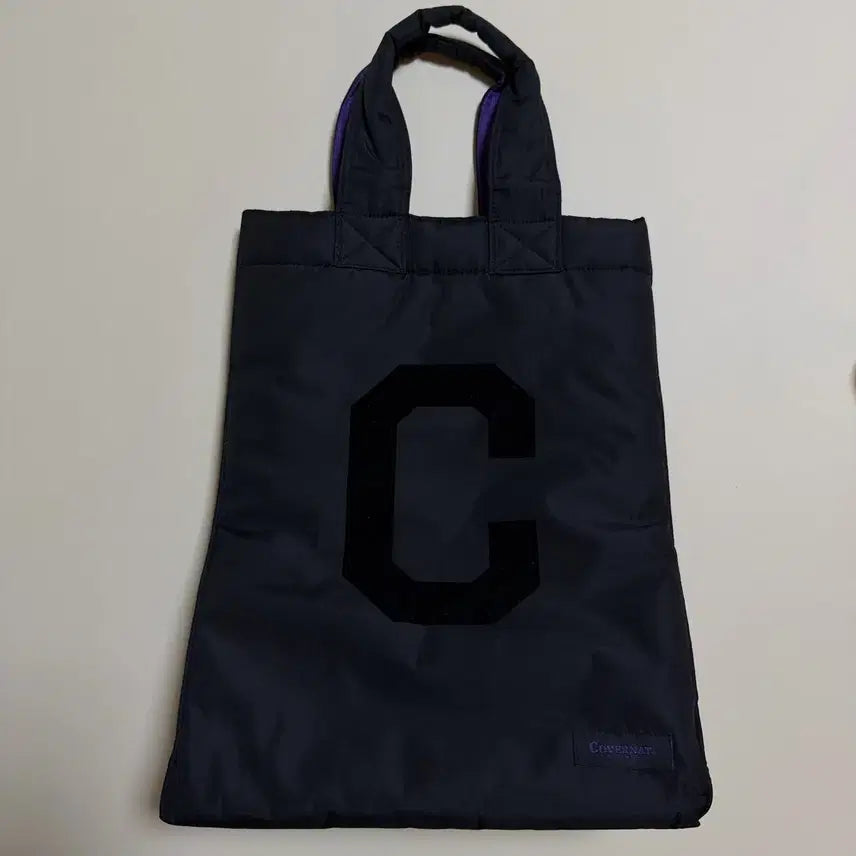 [BUNJANG] Covernat C Logo Black Tote Bag / COVERNAT C 로고 블랙 토트백 새상품