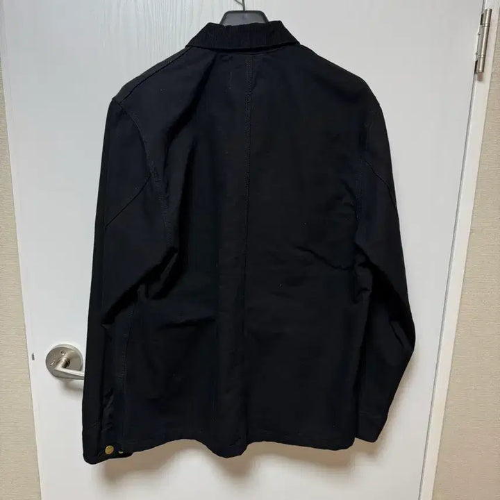 [BUNJANG] Carhartt WIP Dearborn Canvas Michigan Chore Coat Black / 칼하트 WIP 디어본 캔버스 미시건 초어 코트 블랙 - 스프링